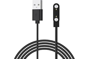 OUMIDA Uniwersalny kabel do ładowania SmartWatch, 7,62 mm, uniwersalny, magnetyczny dodatek do smartwatcha, 2-biegunowy kabel, ładowarka, odległość 7,62 mm (2-biegunowy - 7,62 mm)