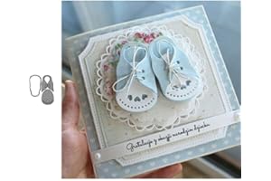 YunTrip Matrices de découpe en métal pour la fabrication de cartes de bébé, pour bricolage, scrapbooking, album photo, papier décoratif, pour cartes de vœux/invitations