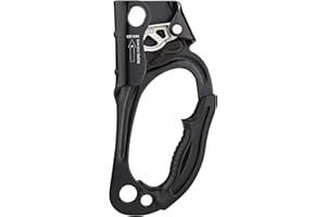 UBAYMAX Rock Climbing Ascender con Dentature,Maniglia di Risalita,Dispositivo di Outdoor,Attrezzatura da Arrampicata per 10mm-13mm Corda