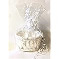 Make Your Own SANTA Hamper Kit 3 Sizes Oval Basket Bow & Cellophane Xmas Gift Small Medium Large - View #2