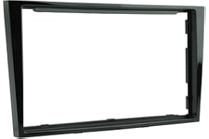 Motorguard 2 Double Din Piano Black Fascia Facia Surround Panel Adaptor For Vauxhall Astra H Corsa D Zafira B