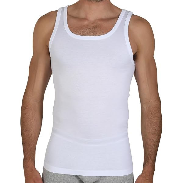 BEMAN - Canotta Uomo Spalla Larga Con Fascia Termica Incorporata Speciale Lana Anallergica   Art801