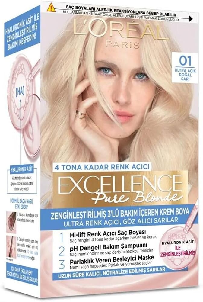 L'OREAL PARIS Pure Blonde Saç Boyası 01 Ultra Renk Açıcı