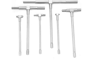 6 St/set Teleskopisk Mätare Intern Mikrometer, Invändig Mikrometer 8-150 Mm Justerbar Innerdiameter Mätare Mikrometer Mätverk