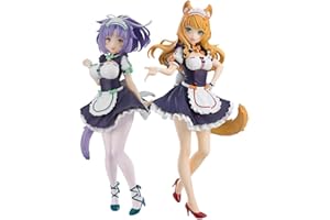 GOOYEH Gooye 2pcs NEKOPARA Figur Chocola/Vanilla Action Figur Schönheit Mädchen Anime Figuren PVC Statue Sammlung Modell Desktop Ornamente Geburtstag 10-26cm