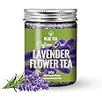 BLUE TEA - Lavender Flower Tea - 50 gm - 50 Cups | CALMING TEA | Hebal Tea - Flower Based - GMO - Free - Caffeine Free | Food Grade | Featured In Shark Tank | Pet Jar Pack