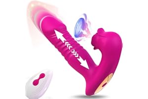 BOWQY Massaggiatore elettrico, Ṥucchia e Lînguá Çlitòrīdè per Donna Vîbràtóri Clídórídè Dónnà, con 10 * 10 livelli di massaggio regolabiliṠèẍ TôyșṼibratṓrḙṗer Dònṅa Realistico100% impermeabile (rosa-3)