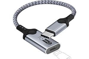 TUBHANGGAI Adattatore Lightning USB C, Adattatore da USB C a Lightning Femmina per iPhone 15 Pro Max iPad Pro/ 10 HiFi Adattatore USB C Lightning Cuffie Audio per Samsung S23 S22 Ultra Pixel 8 Pro MacBook Pro