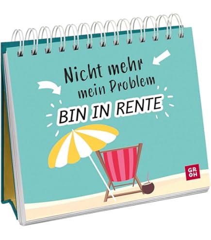 Dakita EHBO-tas voor pensioen – Grappig cadeau voor pensioen of afscheid voor collega's – rood, 28 × 18 × 8 cm, zonder inhoud