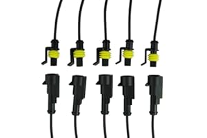 ESUPPORT E Support™ 5 X 1 via Pin kit presa auto auto impermeabile connettore elettrico con del filo AWG