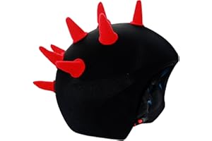COOLCASC Funda para Casco Showtime - Compatible con Casco de Bici, Esquí y Skate - Niños y Adultos - Talla Única - Diseño Divertido