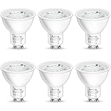 AUTING Dimmbar GU10 LED Lampen, 5W LED Lampe Ersatz für 50W Halogenlampen, Warmweiß 3000K,Kein Flackern 450 Lumen GU10 LED Re
