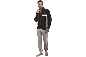 GIVOVA Tuta Homewear Uomo in French Terry, per Mezze Stagioni Vari Modelli Maschile, Primavera Autunno