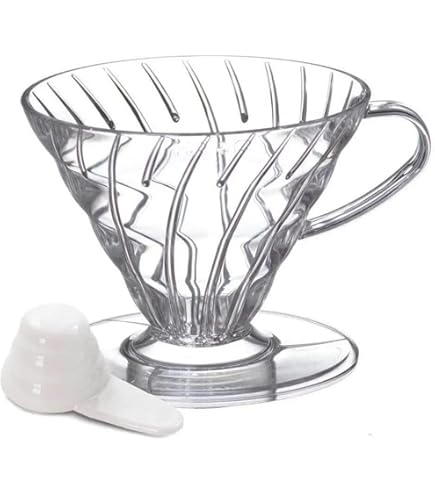 Hario V60 Papierfilter Ungebleicht – Natürliche Farbe, Größe 01 Für Bis Zu 2 Tassen | 100 Stück Im 5er-Pack (500 Blatt) | Made In Japan