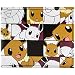 Produktbild Pokemon Eevee Glückliche Ausdrücke Patterned Schwarz Portemonnaie Geldbörse