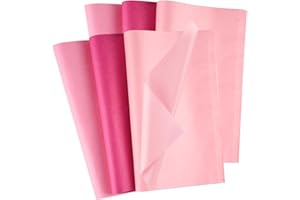 Morcheiong Lot de 120 feuilles de papier de soie multicolore pour loisirs créatifs, anniversaire, mariage, Saint-Valentin, vacances, artisanat, décoration, fête, festival (50 x 37 cm)