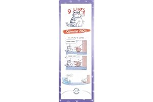Carousel Calendars 9 Lives Slim Calendar 2024