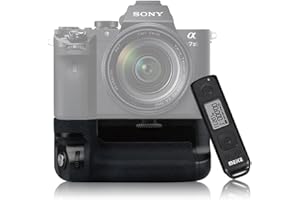 MEKE MK-A7II Pro Profi Batterie-Griff und Fernbedienung 100 Meter Compatible withSony A7II A7MII A7RII