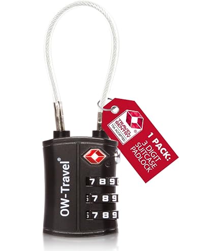 Cadenas TSA à Câble Pour Valises - 2 Cadenas Identiques Avec Clés - Antivol Bagages Approuvé Sécurité Aérienne