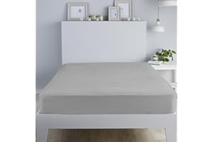 Cotton Comfort Bedding 100% Brushed Cotton Flannelette Fitted Sheet Small Double – Soft Warm Deep Fit Bed Sheet, Heavyweight Luxury Brushed Cotton Bedding for Cozy Winter Nights