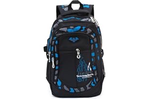 SOMBLG Mochila Niño Mochilas Escolares Chico Adolescente Grandes Niños Mochila Impermeable Colegio Escolar Adaptable Instituto