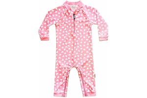 weVSwe Baby Toddler Boy Swimsuit UPF 50+ Sun Protection Rash Guard Swimwear with Crotch Zipper 0-3 Years