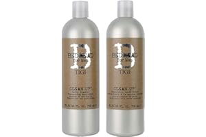 Bed Head by TIGI Mens Clean Up Shampoo & Conditioner Set – Salon Quality, Professional Daily Hair Care for Men, Deep Cleansing, Hydrating & Scalp Refreshing Treatment with Peppermint & Menthol
