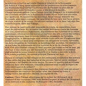 Normandie / Almanach de la mémoire et des coutumes Livre en Ligne Normandie / Almanach de la mémoire et des coutumes Livre en Ligne - Telecharger Ebook
