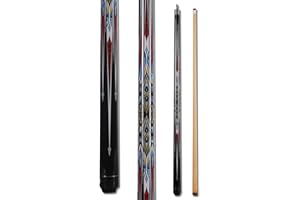 Teekerwang 58 Inch13mm 19oz/20oz Maple Billiard Stick Pool Cue Set, Canadian Maple Professional Billiard Pool Cue Stick Set, Billiard Cue Stick