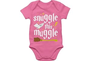 Shirtracer - Baby Body Junge Mädchen - Baby Strampler Mädchen & Junge - Snuggle This Muggle Harry