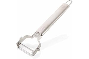 ‎GIGANT GIGANT Der Muxels Multifunktions-Schäler ist der ideale Sparschäler für Kartoffeln und Gurken Silber