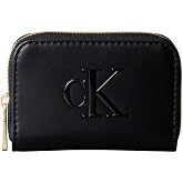 Calvin Klein BOLD CK MEDIUM ZIP AROUND C&uuml;zdan Kadın BLACK Tek Beden