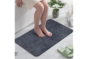 Badmatta, badmatta, stenmatta badrum halkfri, 40 x 60 cm duschmatta snabbtorkande badrumsmatta absorberande, dörrmatta, badru