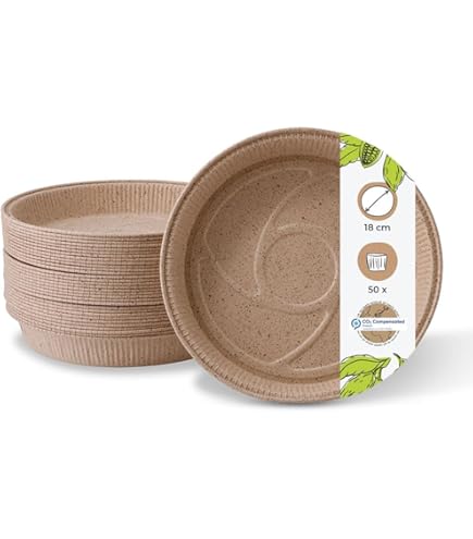 Guardini Wegwerp, 6 taartvormen, 9 cm, bakpapier, beige