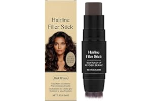 GÉNÉRIQUE Namika Root Touch up Stick,Namika Poudre Cheveux Waterproof,Hairline Filler Stick,Instantly Gray Hair Cover Up,Retouche Racines Instantanée,Camoufle Cheveux Gris,Résultat Naturel (Dark Brown)