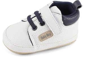 MASOCIO Scarpe Neonato Scarpine Primi Passi Bimbo con Suole Morbide Antiscivolo