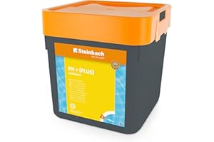 Steinbach Poolpflege pH-Plus Granulat - 0753205TV00-5 kg - Zur pH-Wert-Erhöhung im Pool - Gut löslich & staubreduziert - Für stabile Wasserwerte & bessere Desinfektionswirkung