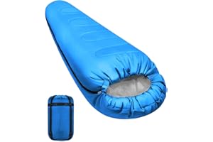 ArkCamp Sleeping Bag, Ultralight 3-4 Season Single Person Warm Sleeping Bag for Camping Waterproof Lightweight Indoor Outdoor Use for Adults Kids Teens in Hiking Backpacking Camping