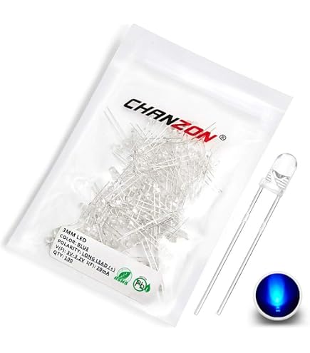Kit Assortimento LED 5 Mm &ndash; 200 Pezzi 10 Valori 5 Colori &ndash; Luci Tonde Brillanti Per Elettronica