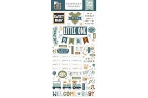 ECHO PARK PAPER Echo Park Chipboard 6"X13"-Phrases, Special Delivery Baby Boy