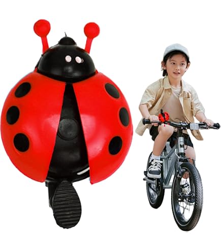 Sonnette De Vélo Enfant GUBOOM - Design Licorne/Pompier - Son Fort Et Clair - Montage Facile