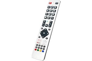 AULCMEET Zamienny pilot głosowy SHWRMC0133 pasuje do Sharp Android TV 4K UHD 40BI2EA 32BI2EA 24BI2EA 42CI6EA 42CI5EA 42CI3EA 42CI2EA 40FI7EA 32FI7EA 40FI6EA 32FI6EA 40FI4EA 32 FI4EA 4 0FI2EA 32FI2EA