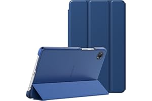 MoKo Coque Compatible avec Samsung Galaxy Tab A9 8,7" 2023 (SM-X110/SM-X115/SM-X117), Étui Rigide Léger avec Support pour All-New Galaxy Tab A9 8,7" 2023 Tablette, Deux Angles de Vue, Marine Bleu