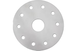 Buachois Wärmeverteiler Platte, Edelstahl Bräter Spezial Heizplatte Induktions kochfeld Konverterscheibe Adapter für Gasherd Glaskochfeld Bräter, Glastopf, Steinpfanne, Keramiktopf(13.8CM)