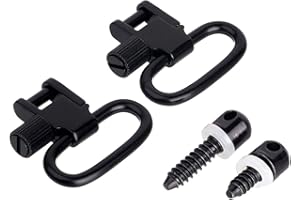 FOCUHUNTER QD Fucile Imbracatura Girelle Viti Prigioniere Sgancio Rapido Girelle Girevoli Azione Legno Vite Tipo Caccia Accessori per Tiro Tattico