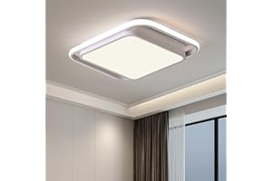 Naroume Modern Smart LED Ceiling Lights Dimmable LED Ceiling Lamp with Remote Control Acrylic Flush Mount Ceiling Lighting Fixtures for Living Room Kitchen Dining Room (4-32) x2W