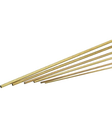 iMeistek Messingrohr, 3 mm Außendurchmesser, 0,75 mm Wandstärke, 300 mm Länge, nahtlose gerade Messingrohre für dekorative Rahmen, DIY-Bastelarbeiten (3-teilig iMeistek Messingrohr, 3 mm Außendurchmesser, 0,75 mm Wandstärke, 300 mm Länge, nahtlose gerade Messingrohre für dekorative Rahmen, DIY-Bastelarbeiten (3-teilig