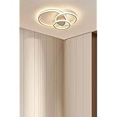 Sole Modern Tasarım Salon - Mutfak - Hol Beyaz Led 3 L&uuml; Avize (Beyaz)