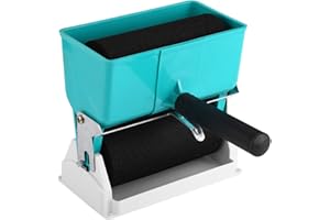 ANNADUE Rodillos aplicadores de pegamento portátiles con flujo de control de interruptor Encoladora manual simple y que ahorra trabajo para trabajar la madera(6 pulgadas con flujo de control de interruptor)