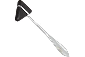 Primacare DH-3692 Taylor Neuro Hammer with Stealth Black Head, Stainless Steel Percussion Reflex Hammers, Doctor and Surgical Tools, Medical Supplies for Surgeons and Nurses, 7.5"